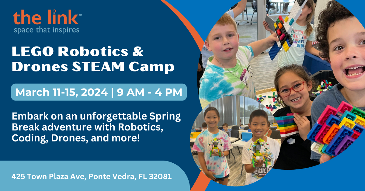 Spring Break Camp: LEGO Robotics & Drones STEAM Camp with Coach Ivan