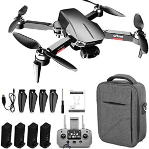 Drone With Camera Live Video, 8k Hd Dual Camera Drones For Adults, Three-axis Gimbal Drones Mini Fpv Drones, Gps Professional Brushless Camera Drone, 5000m Remote Control Distance Copter Drone