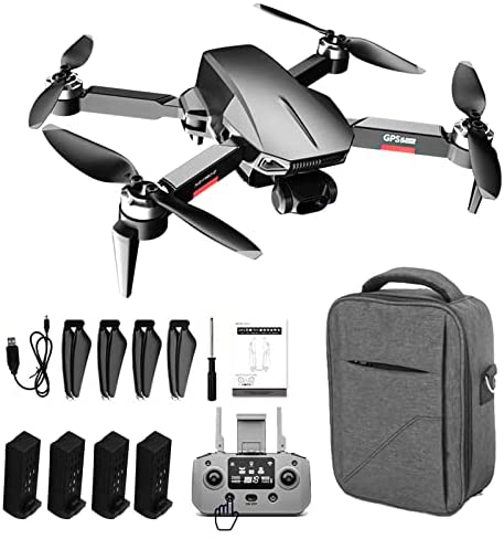 Drone With Camera Live Video, 8k Hd Dual Camera Drones For Adults, Three-axis Gimbal Drones Mini Fpv Drones, Gps Professional Brushless Camera Drone, 5000m Remote Control Distance Copter Drone