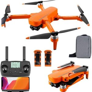 GPS Drone with 6K HD Camera for Adults, Brushless Motor Quadcopter Drones, with 60Mins Flight Time, 5Ghz FPV Transmission, 2-Axis Self-Stabilizing Gimbal(2 Batteries)