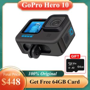 GoPro HERO 10 Black Underwater Action Camera 4K