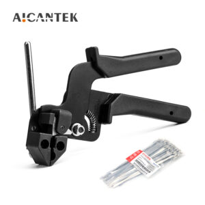 Hand Stainless Steel Cable Tie Gun With 100Pcs