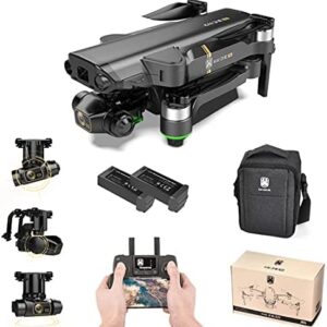 LAKA Foldable Photography Drone KAIONE Pro 5G 4K HD 3-Axis Gimbal GPS Brushless Dual Battery Quadcopter Aerial Drone with Portable Bag