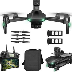 RC Quadcopter 360° obstacle avoidance, GPS Drone with 6K UHD Camera for Adults, GPS Drones with 3-axis Gimbal, EIS Anti-Shake, 5G FPV Live Video Brushless Motor, 1200m remote control distance