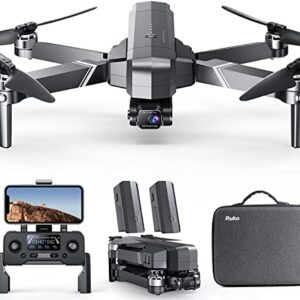 Ruko F11 GIM2 Drone with 4K Camera for Adults, 9800ft HD Video Transmission, 3-Axis Gimbal (2-Axis + EIS Anti-shake）Quadcopter with 2 Batteries, Brushless Motor Level 7 Wind Resistance GPS drone